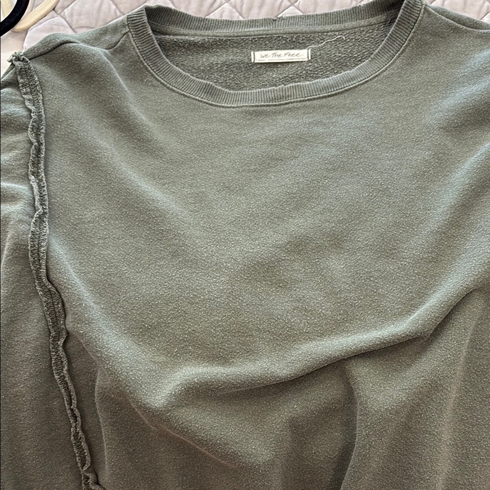 Olive Green Crewneck Sweatshirt